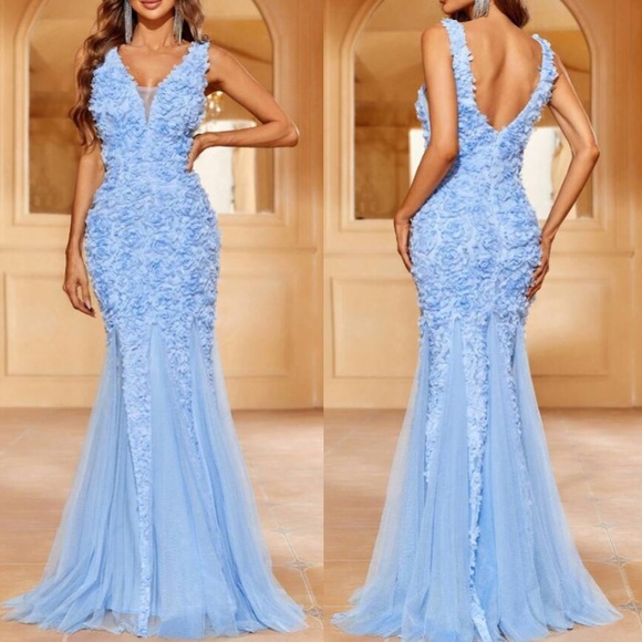 MESH MERMAID GOWN - BANJUL